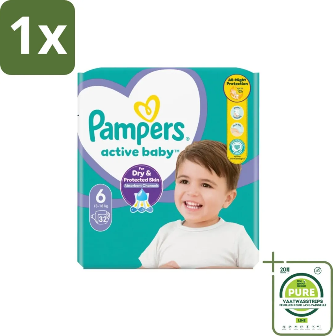 Pampers Active Baby Luiers Maat 3 90 Stuks