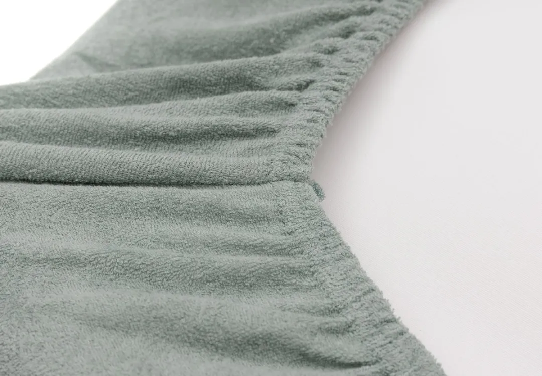 Jollein Aankleedkussenhoes Badstof 50x70cm - Sea Green/Ivory - 2 Stuks