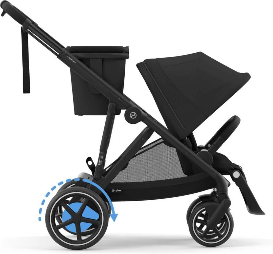 Cybex e-Gazelle S Kinderwagen - All-terrain - Moon Black