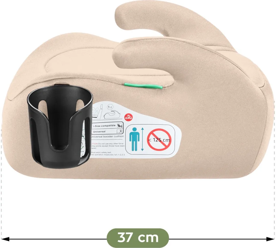 Tulano Cabby 20 Autostoel Verhoger i-Size 125–150cm Beige/Zwart