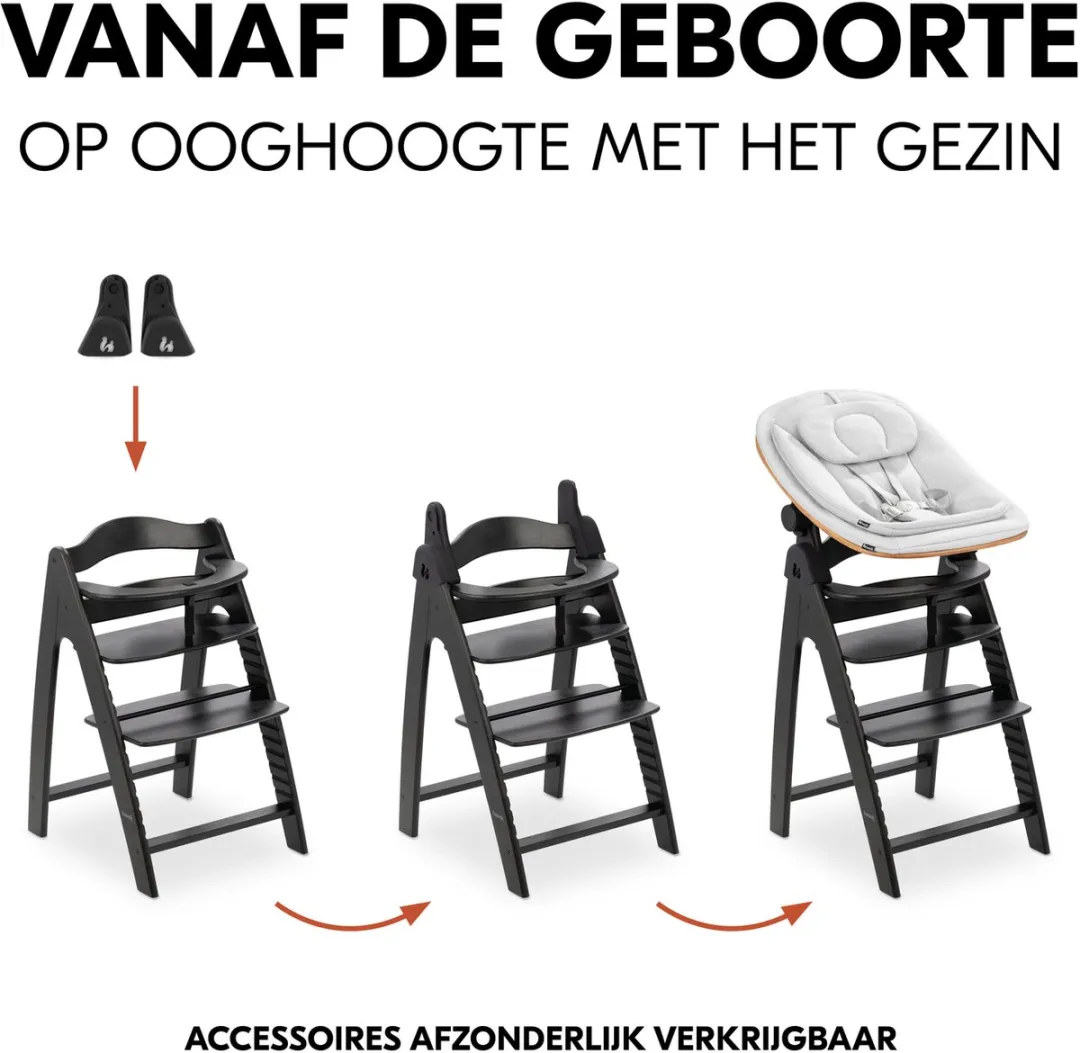 Hauck Arketa N Play Kinderstoel - Zwart