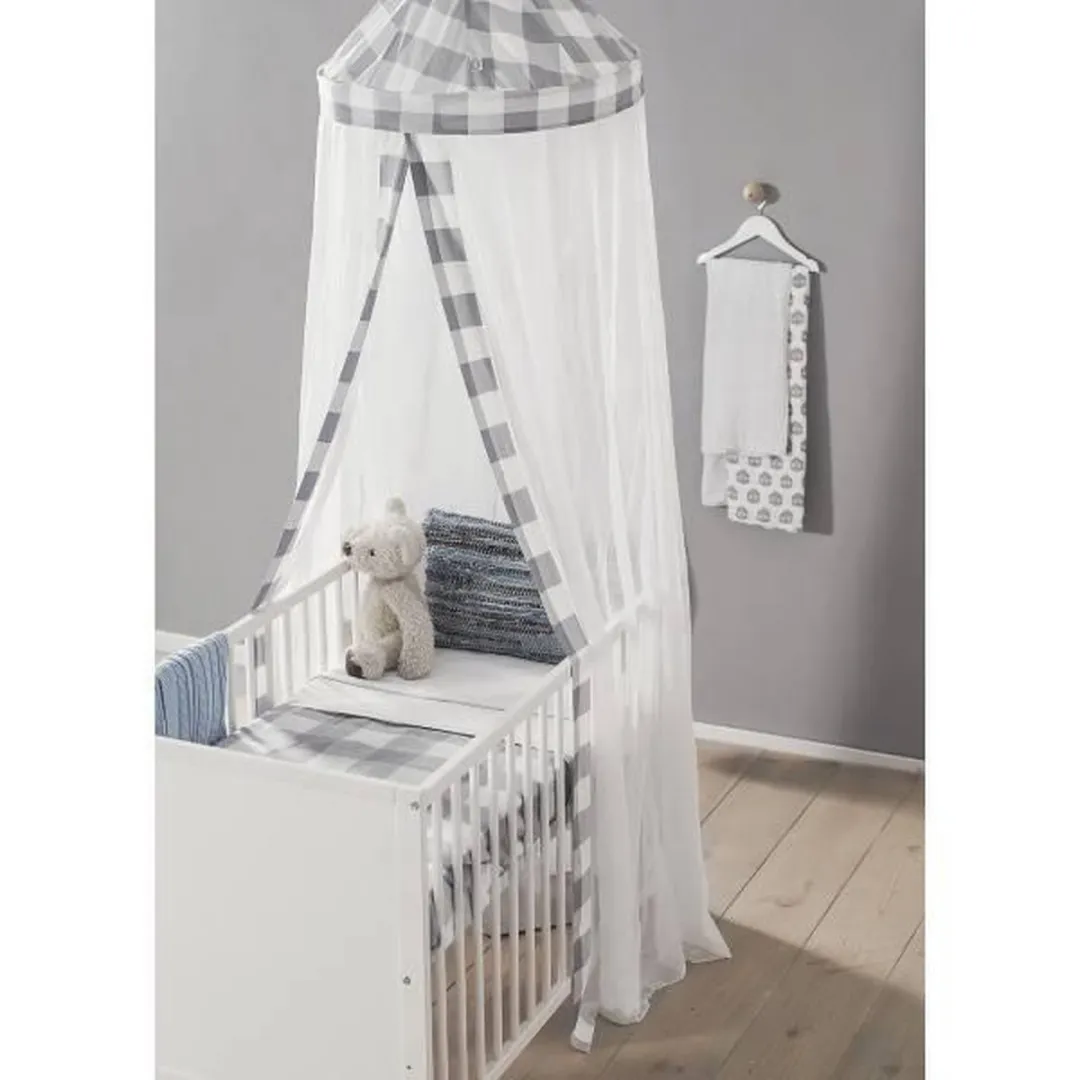 Jollein Check Klamboe Voile - 60cm Ring