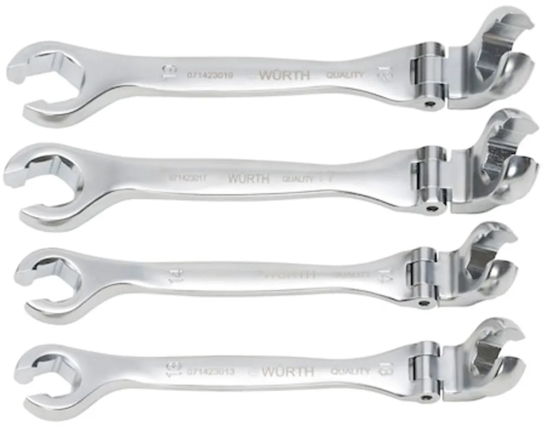 Würth Metrische dubbele open ringsleutel 4-delig RINGSLEUTEL-SET-OPEN-4DLG