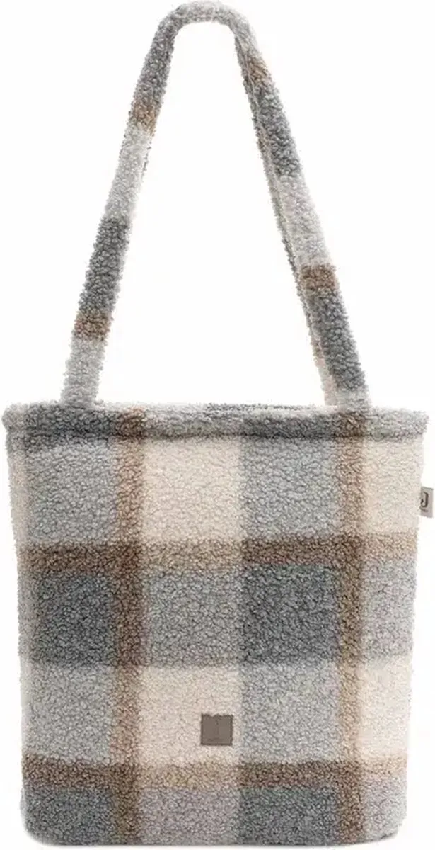 Jollein Luiertas Shopper Check Boucle
