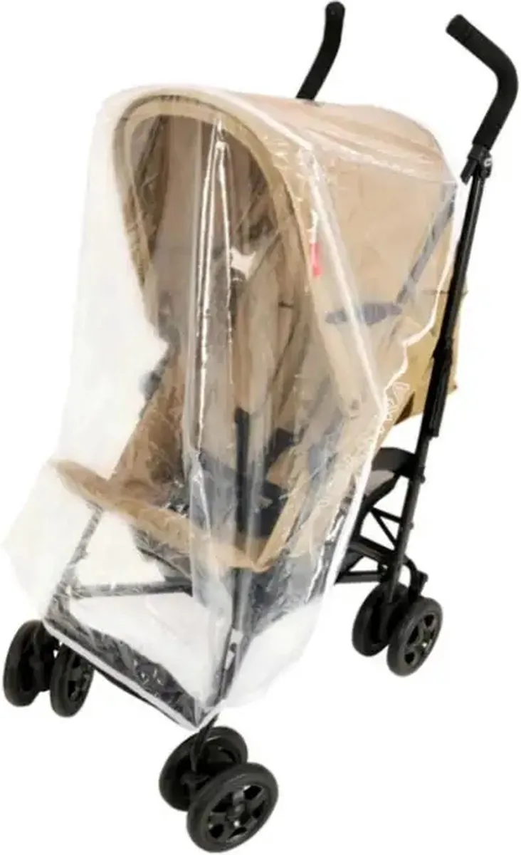Jollein Regenhoes Kinderwagen - Transparant