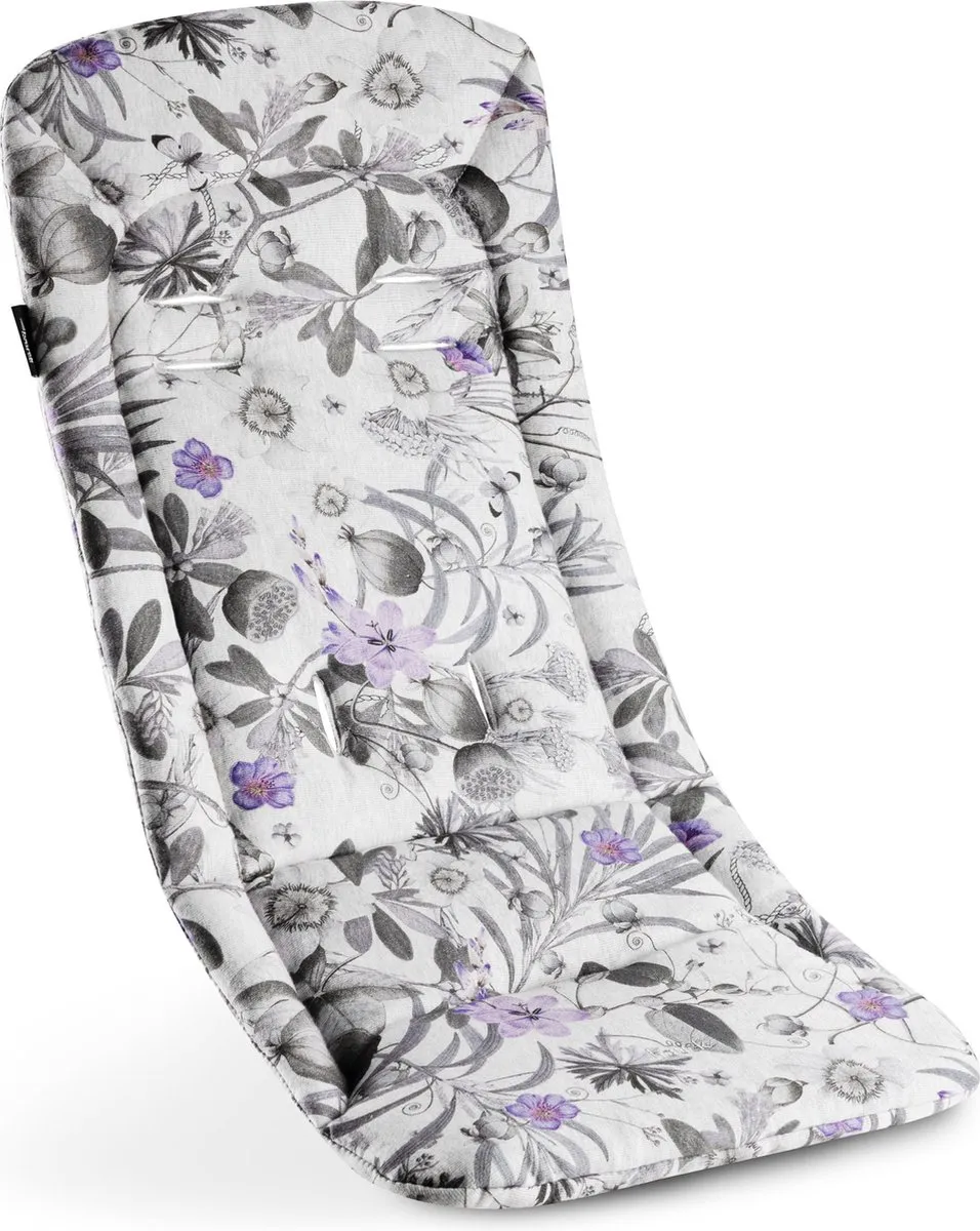 Hauck Pushchair Seat Liner Floral Grey