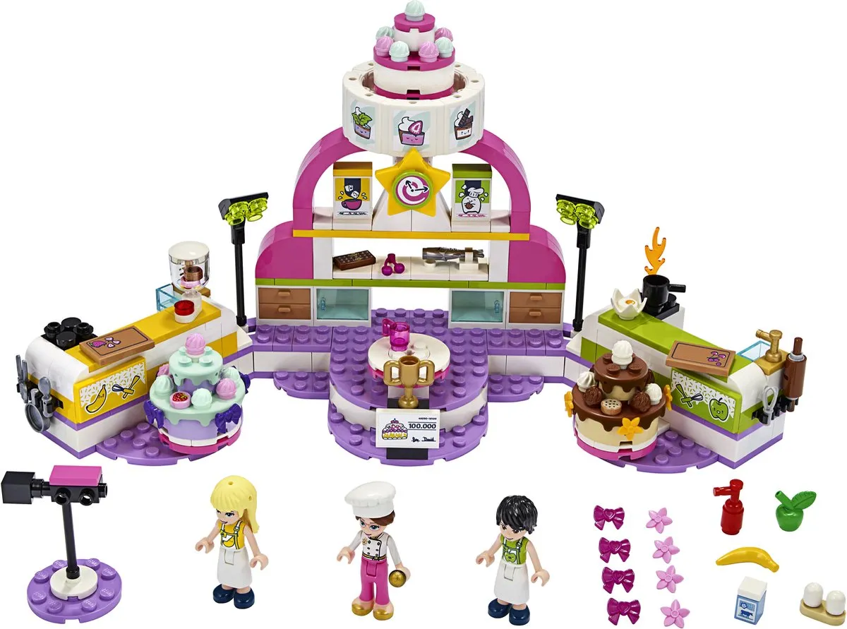 LEGO Friends Bakwedstrijd 41393 - 3 Minifiguren