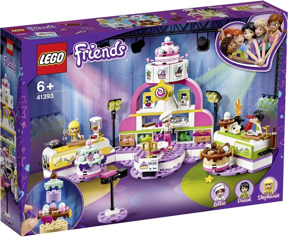 LEGO Friends Bakwedstrijd 41393 - 3 Minifiguren