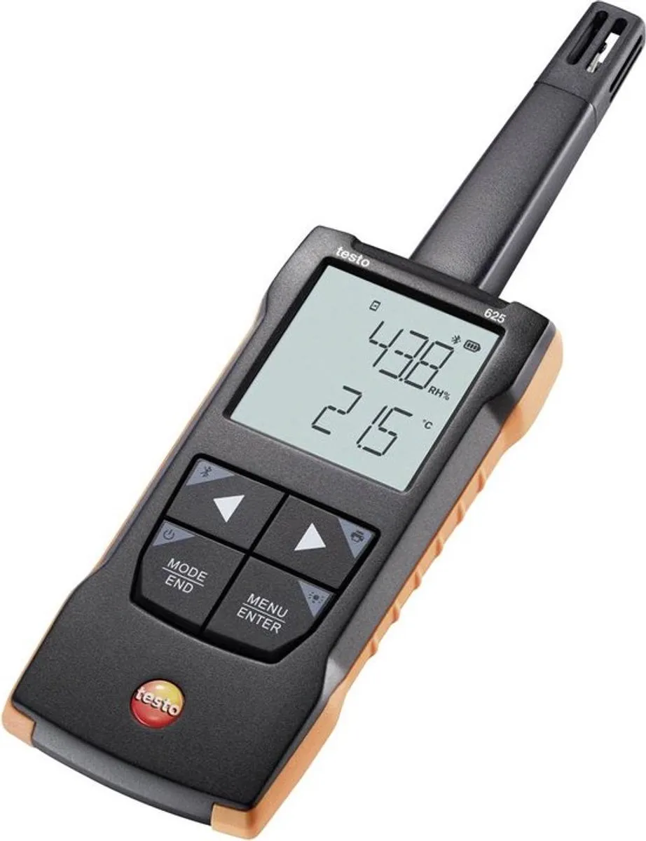 Testo 625 Luchtvochtigheidsmeter - App-aansluiting