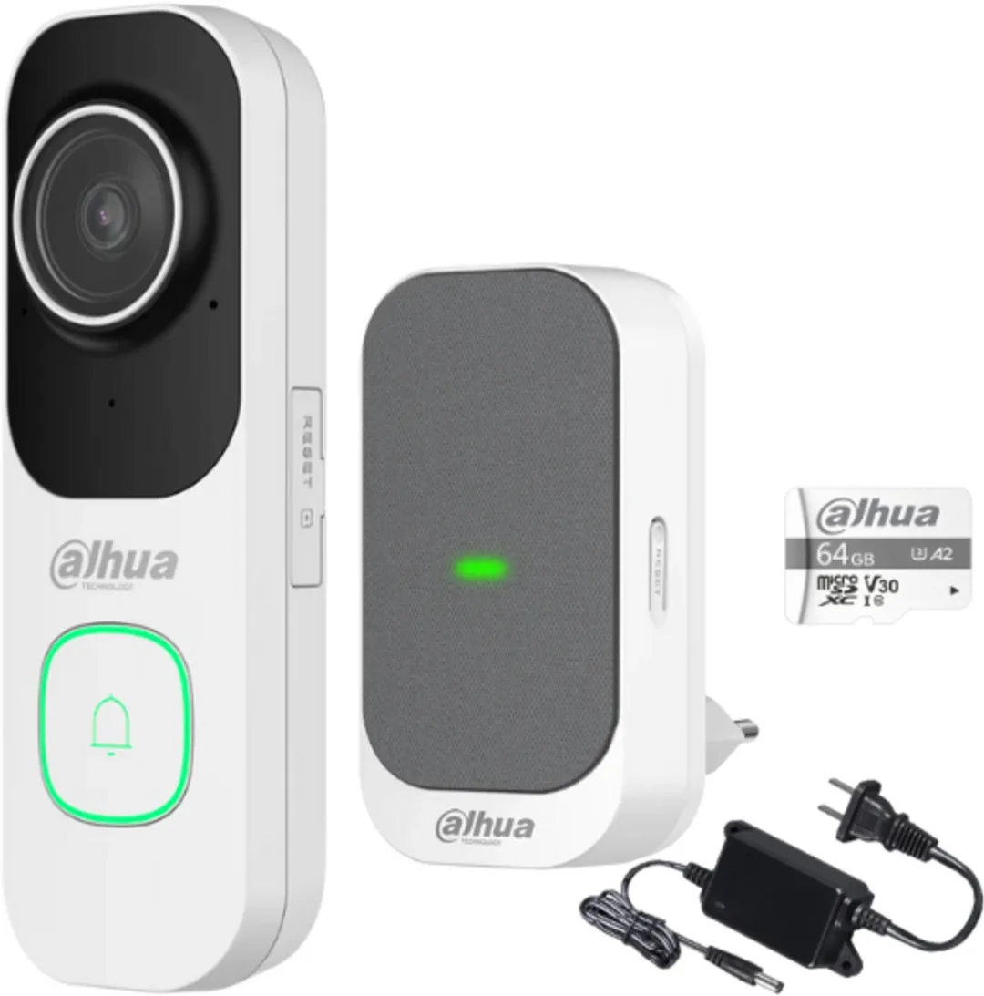Dahua Slimme WiFi Videodeurbel Set