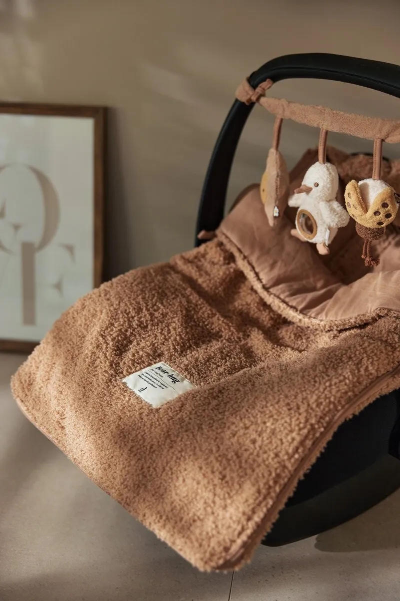 Jollein Voetenzak Autostoel Kinderwagen Boucle Biscuit - 42x82cm