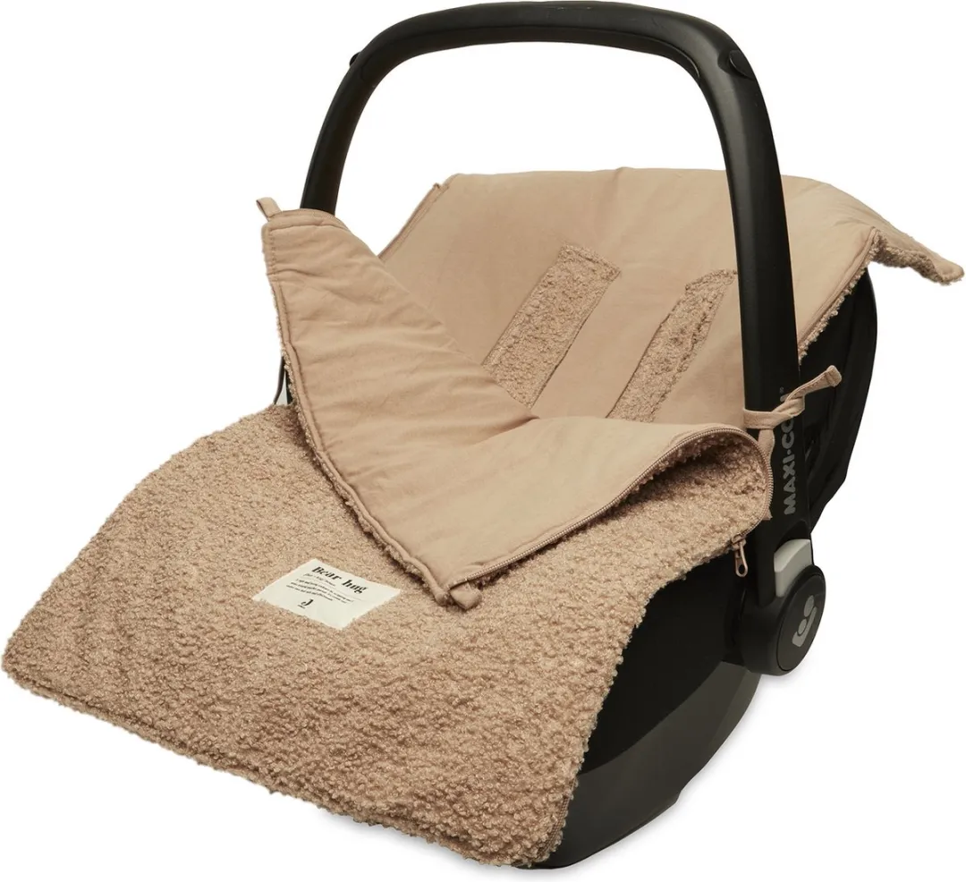 Jollein Voetenzak Autostoel Kinderwagen Boucle Biscuit
