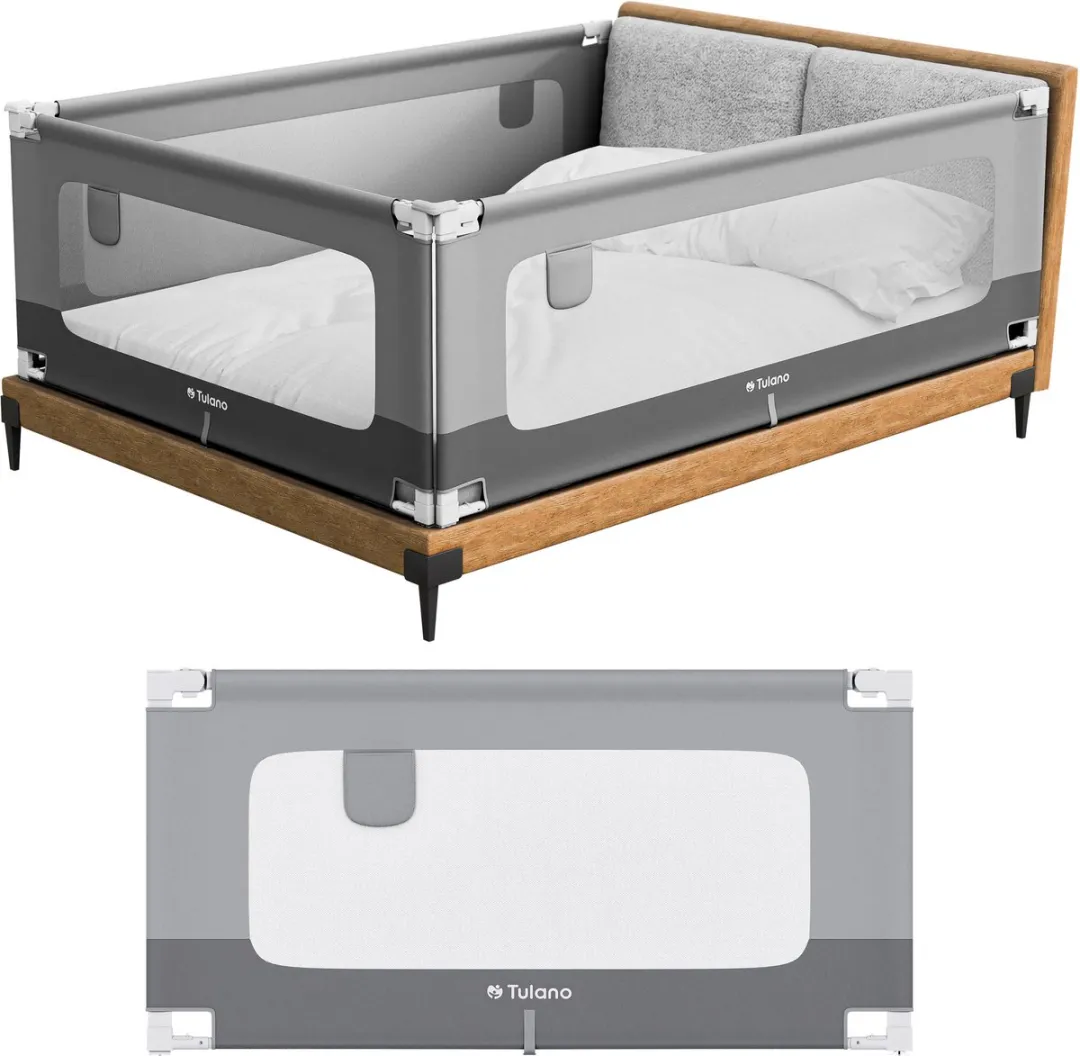 Tulano Cover 44 - Veilig Baby Bedhekje 140cm - Grijs