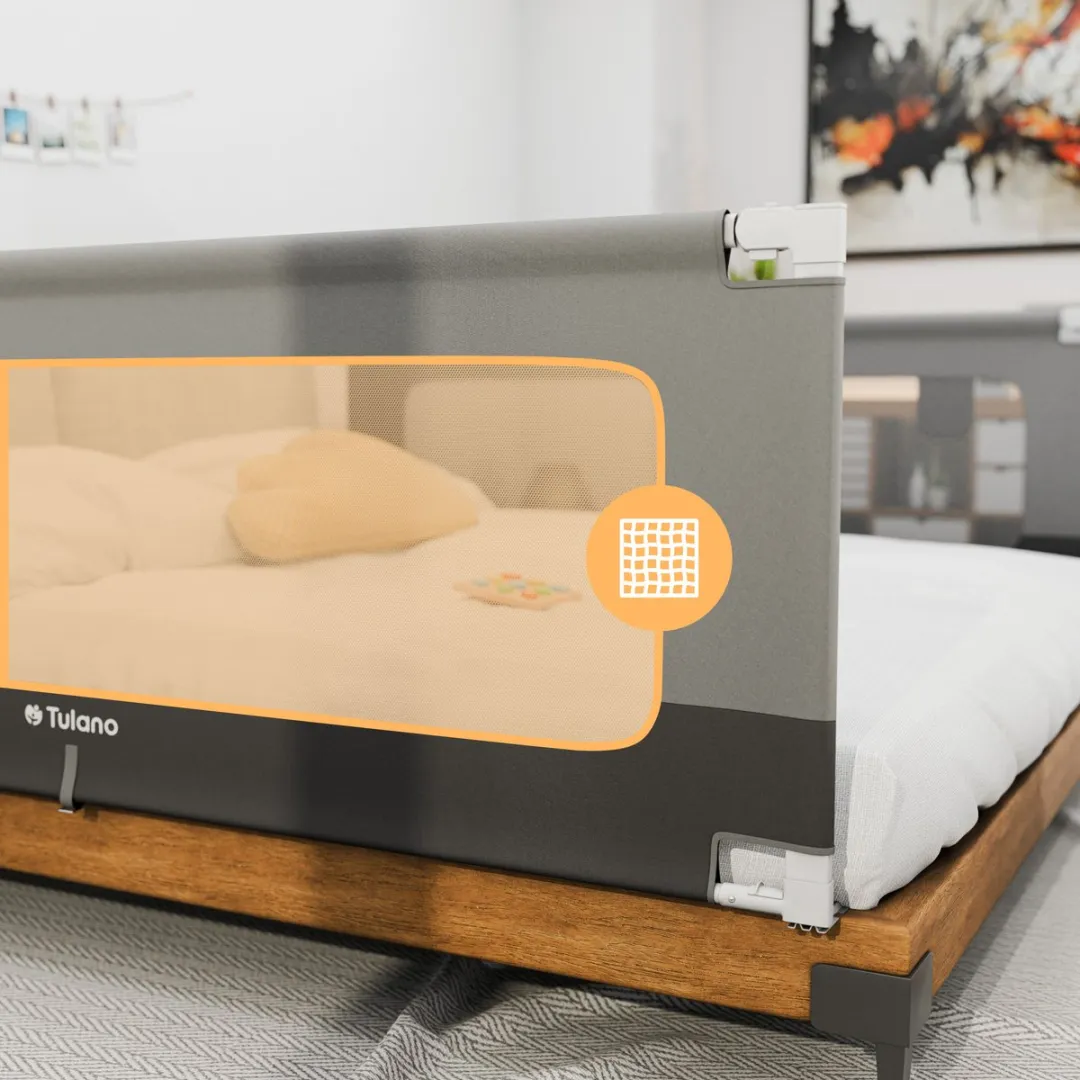 Tulano Cover 44 - Veilig Baby Bedhekje 140cm - Grijs