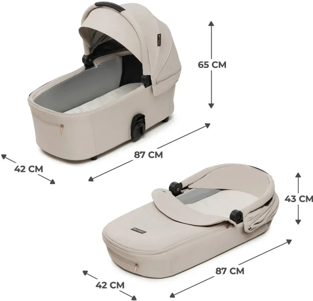KinderKraft NEA 2 2-in-1 Kinderwagen Reiswieg & Wandelzitje - Whisper Dune