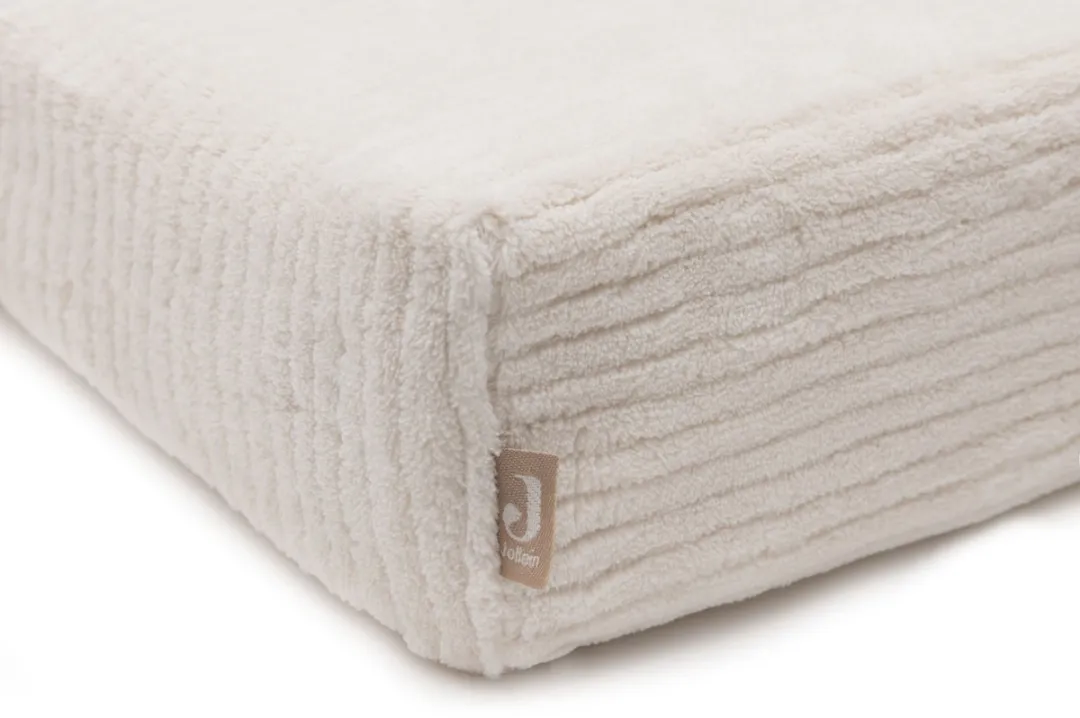 Jollein Aankleedkussenhoes 50x70cm Cloudy Rib Oatmeal