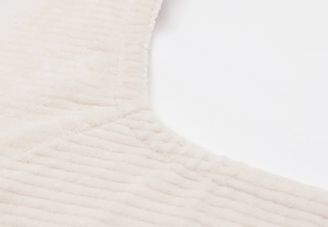 Jollein Aankleedkussenhoes 50x70cm Cloudy Rib Oatmeal