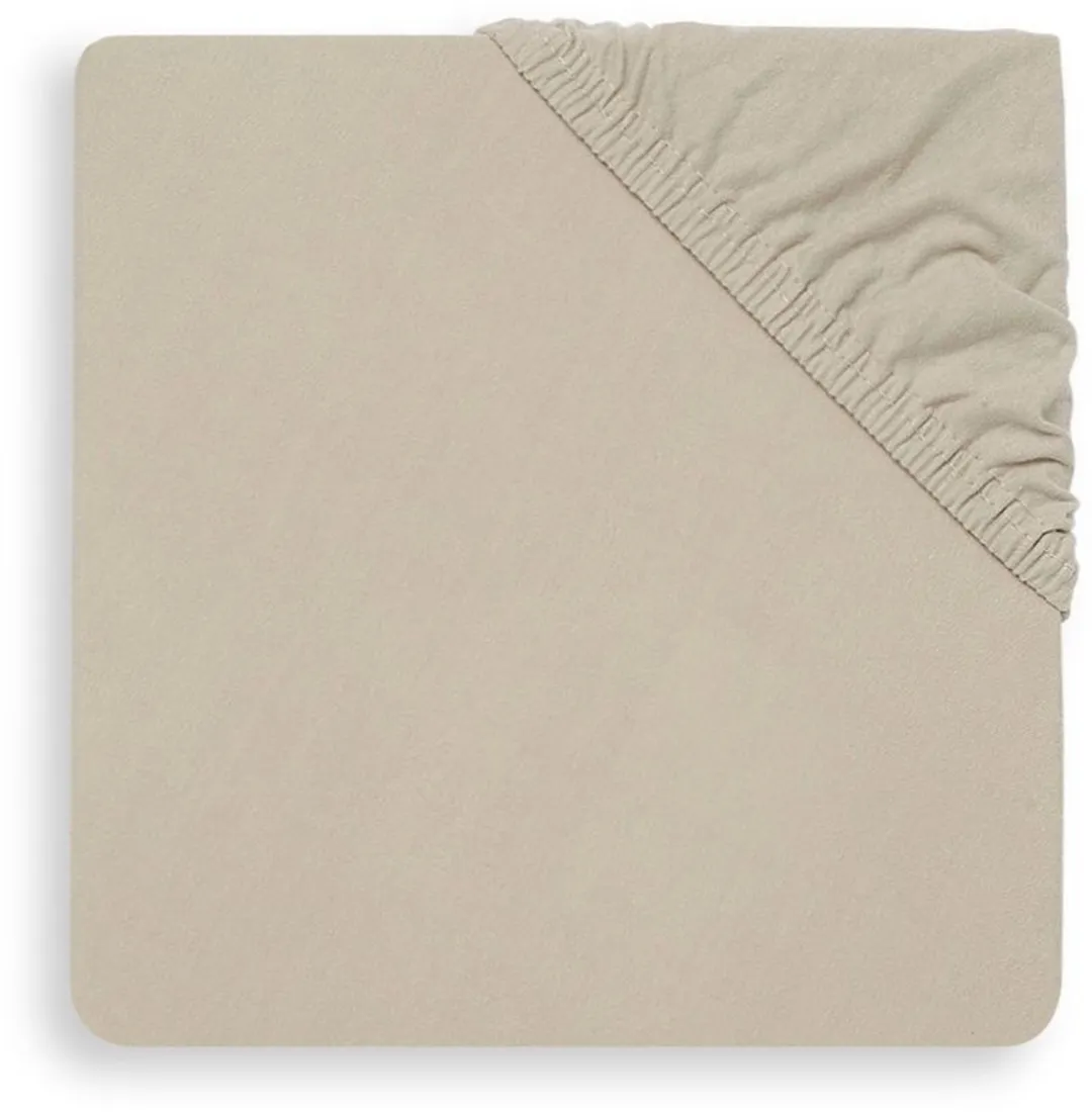 Jollein Baby Hoeslaken Boxmatras Jersey Nougat 75x95cm