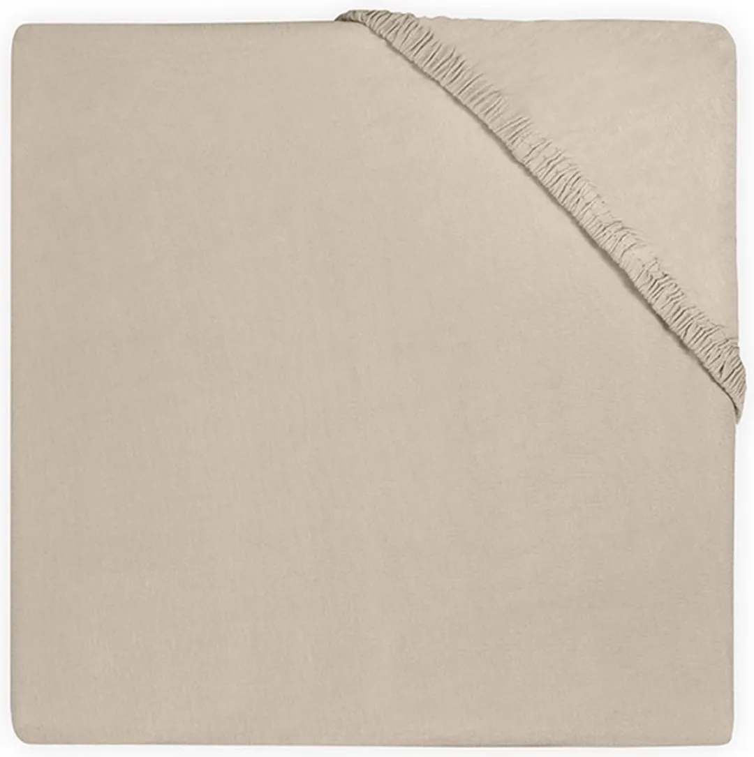 Jollein Baby Hoeslaken Boxmatras Jersey Nougat 75x95cm