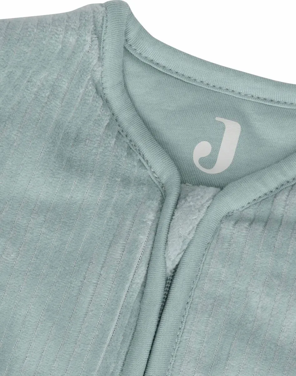Jollein Baby Slaapzak Winter Rib Sea Green 90cm - Afritsbare mouw