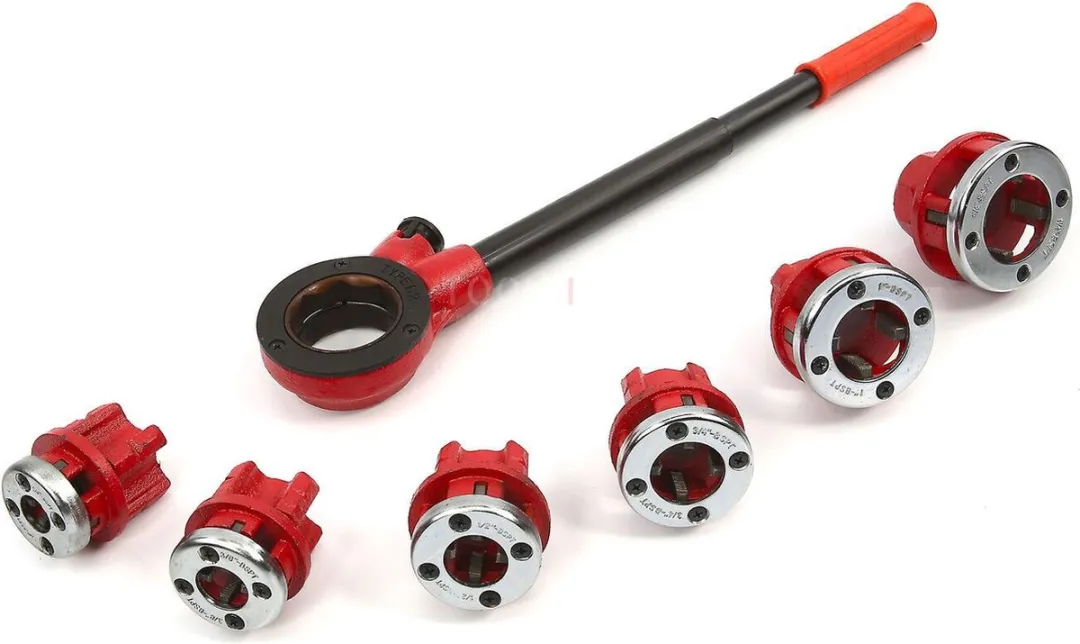 HBM 8-delige Pijpdraadsnijset 6,3–31 mm