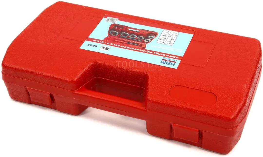 HBM 8-delige Pijpdraadsnijset 6,3–31 mm