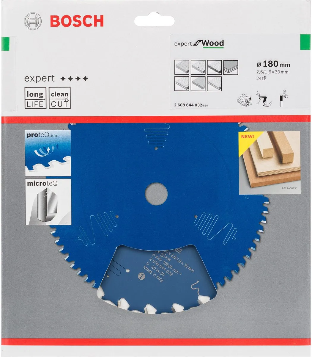 Bosch Expert Cirkelzaagblad 180mm 4 Tanden - FiberCement
