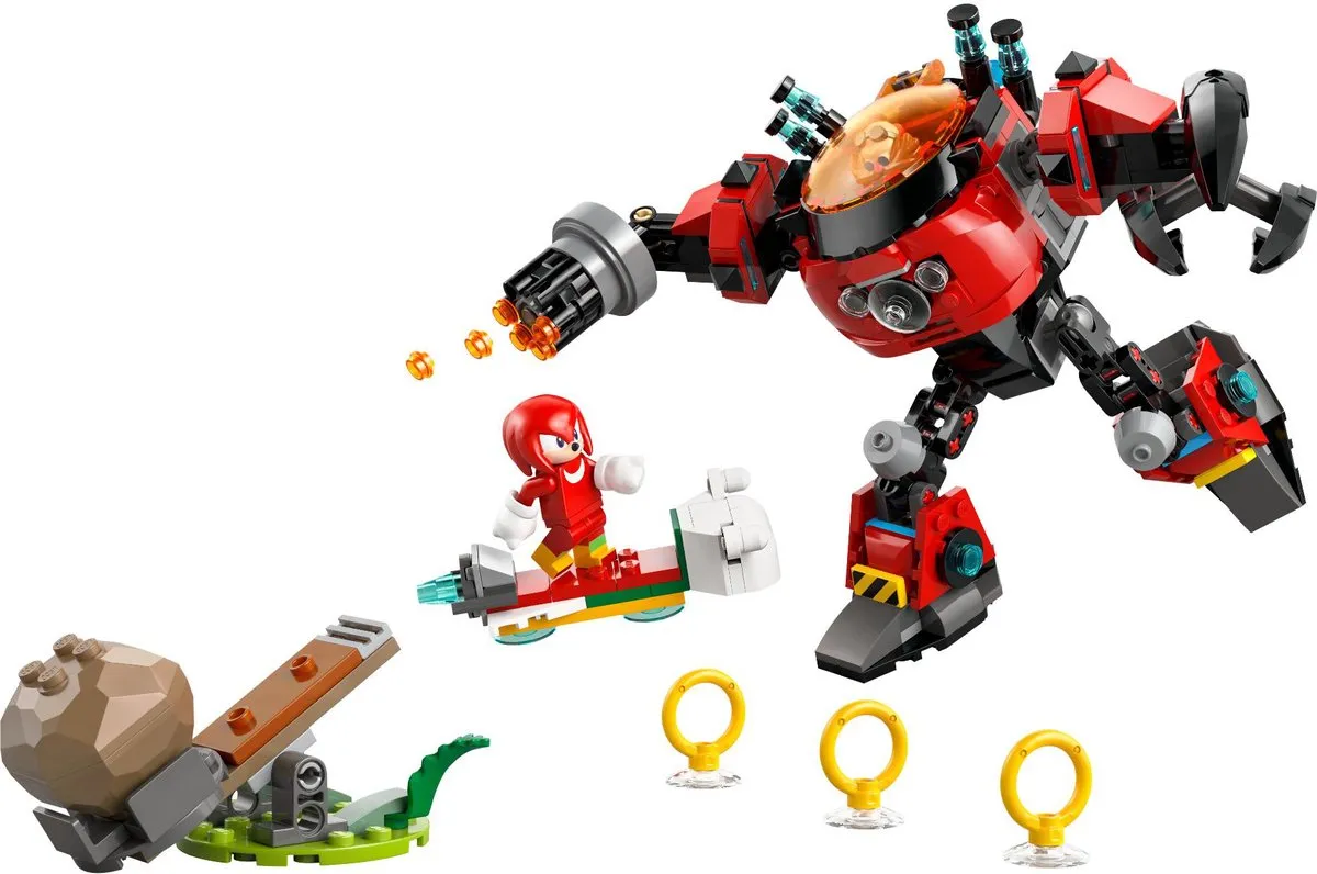 LEGO Sonic the Hedgehog Knuckles vs. Dr. Eggman Egg Crusher Mecha 77005 - 350 Stukken - afbeelding 6 van 6
