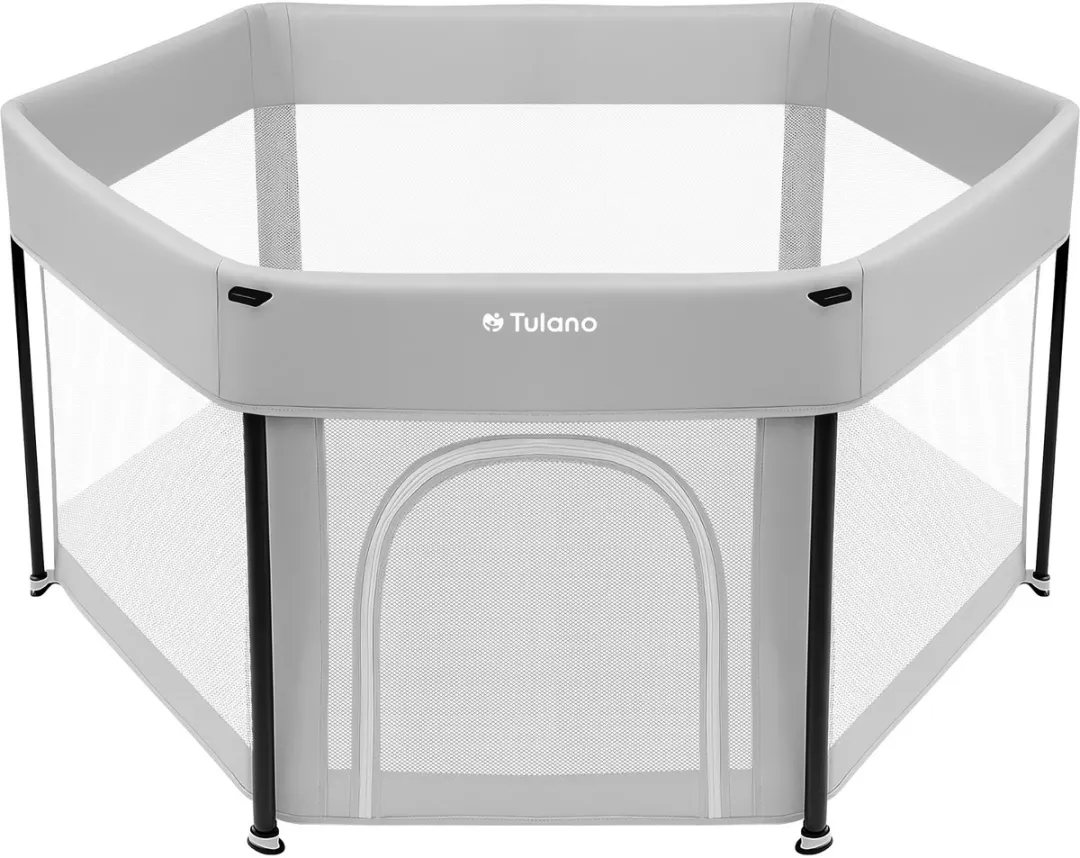 Tulano Cozy 30 Babybox - 125cm - Grijs/Wit - 6-36 Maanden