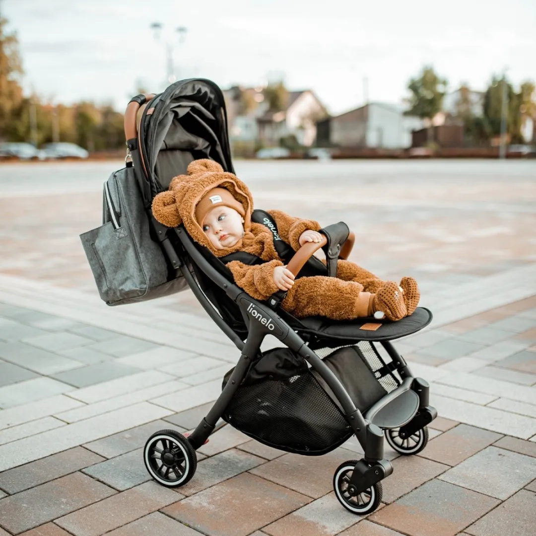 Lionelo Julia Design Kinderwagen - Bruin/Zwart