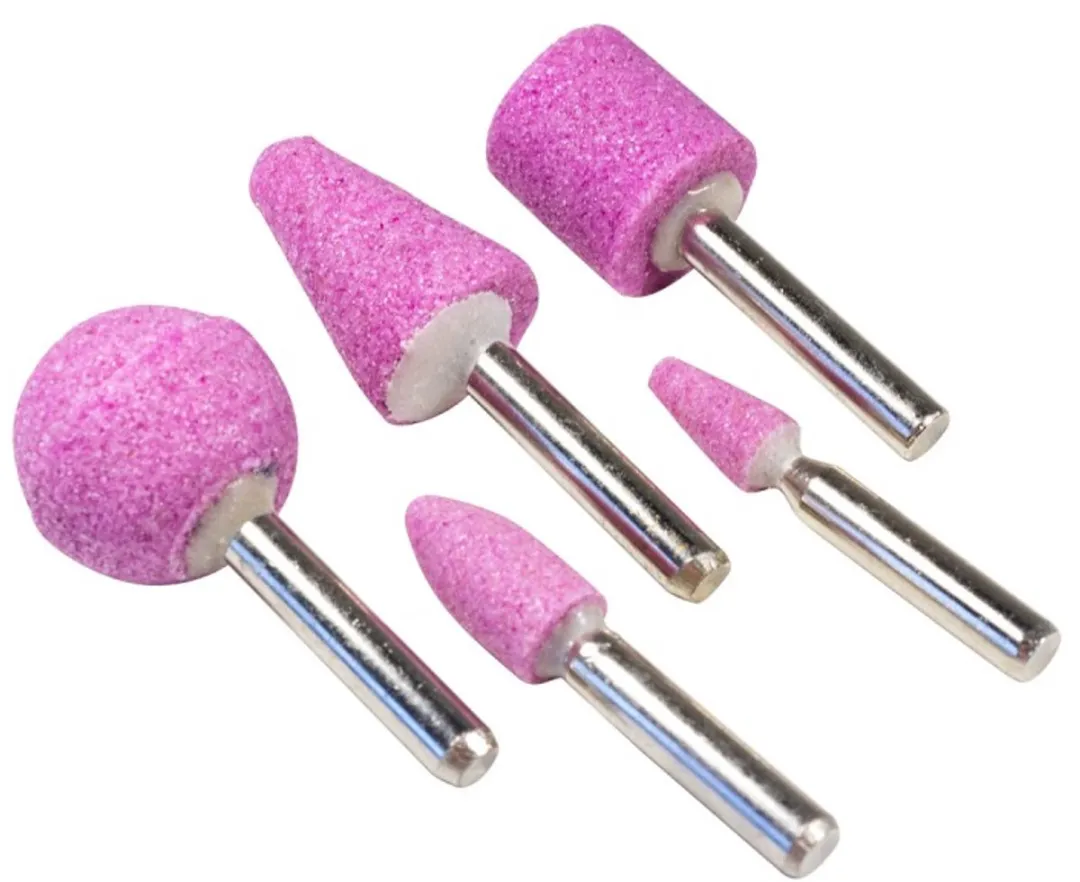 Forsage Slijpstenen Set F-GSK503 5 Stuks - 3 Kegels 1 Cilinder 1 Bol