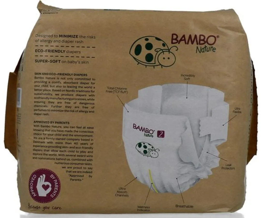 BAMBO Nature Luiers Maat 2 30 Stuks
