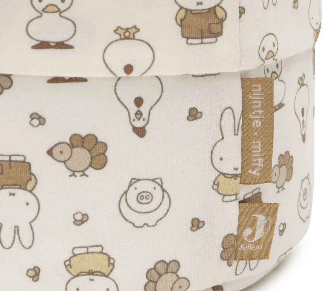 Jollein Commode Mandje Miffy Family Farm - Ø19 cm
