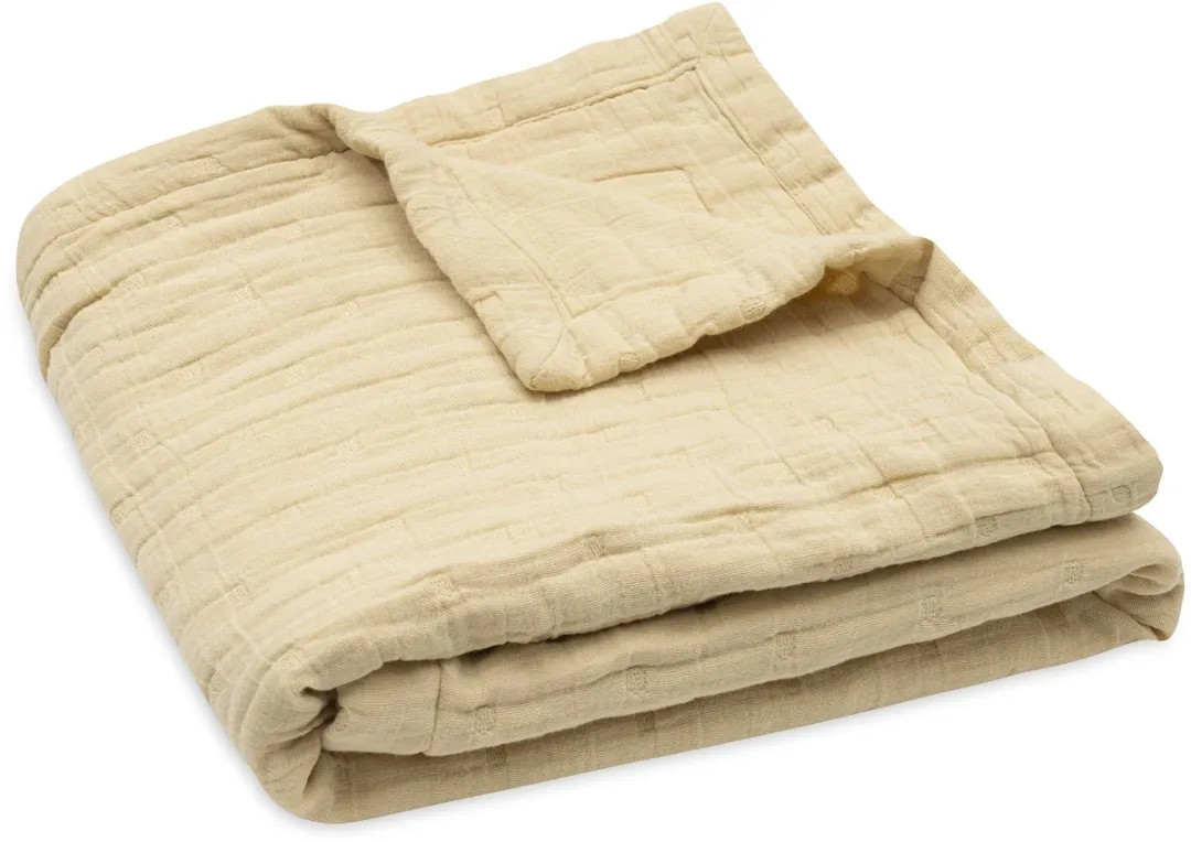 Jollein Baby Deken Hydrofiel 75x100cm - Jacquard Vanilla