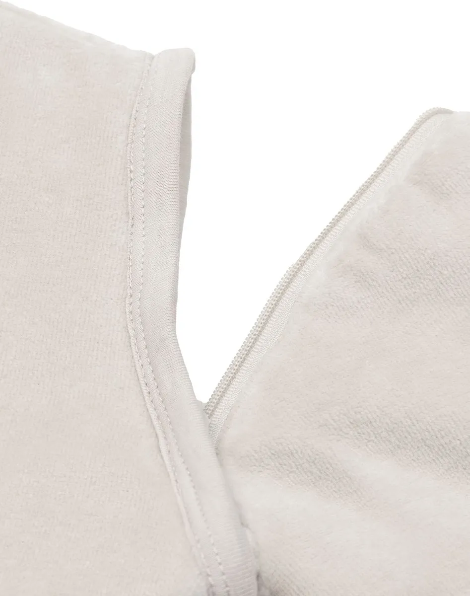 Jollein Baby Slaapzak Winter Velvet Nougat 110cm - Afritsbare mouw