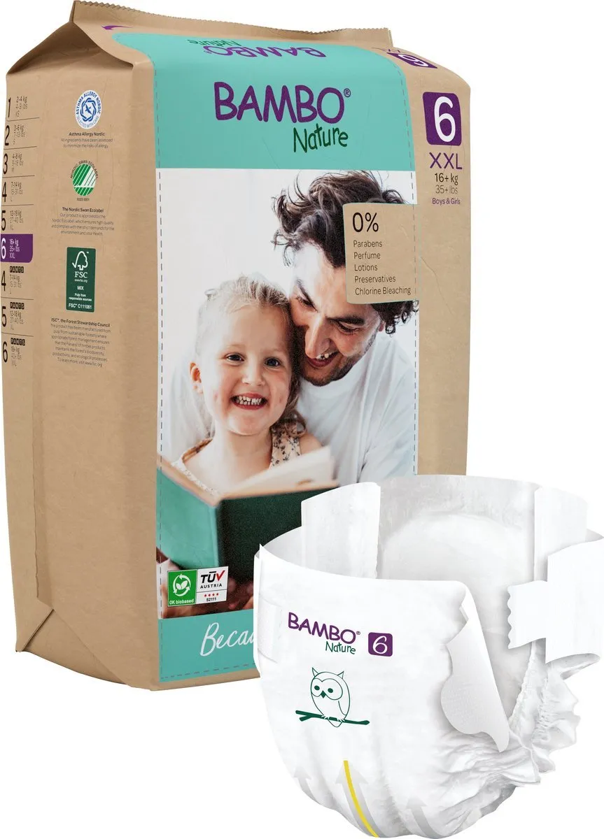 BAMBO Nature Luiers Maat 6
