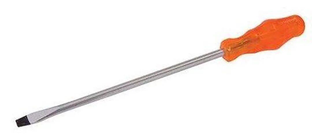 Silverline Ingenieurs Sleufschroevendraaier SL 3 100mm - Oranje - afbeelding 6 van 6