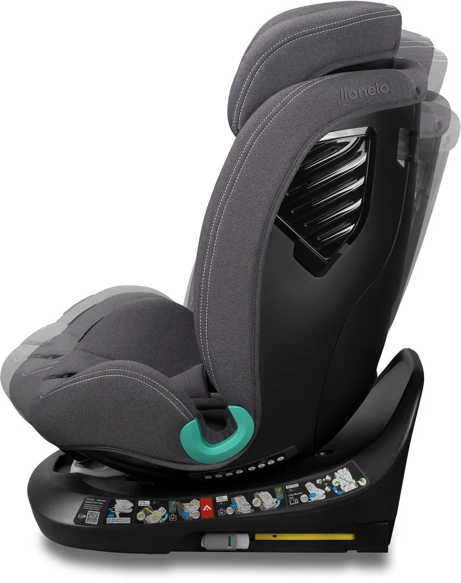 Lionelo Bastiaan One i-Size Autostoeltje 4in1 - 360° EasyTurn - 40-150cm - Grijs