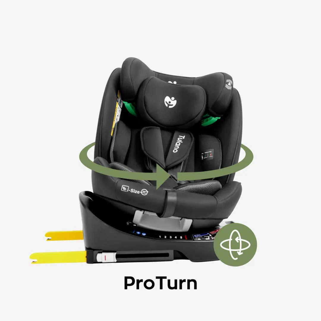 Tulano Loom 35 Kinderautostoel ISOFIX RWF 0-12 jaar - Zwart