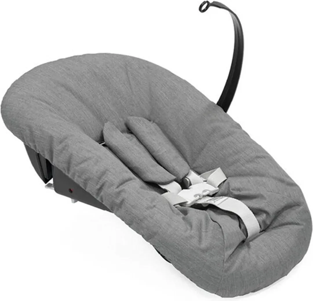 Stokke Tripp Trapp Bundel - Naturel met Newbornset & Babyset Zwart