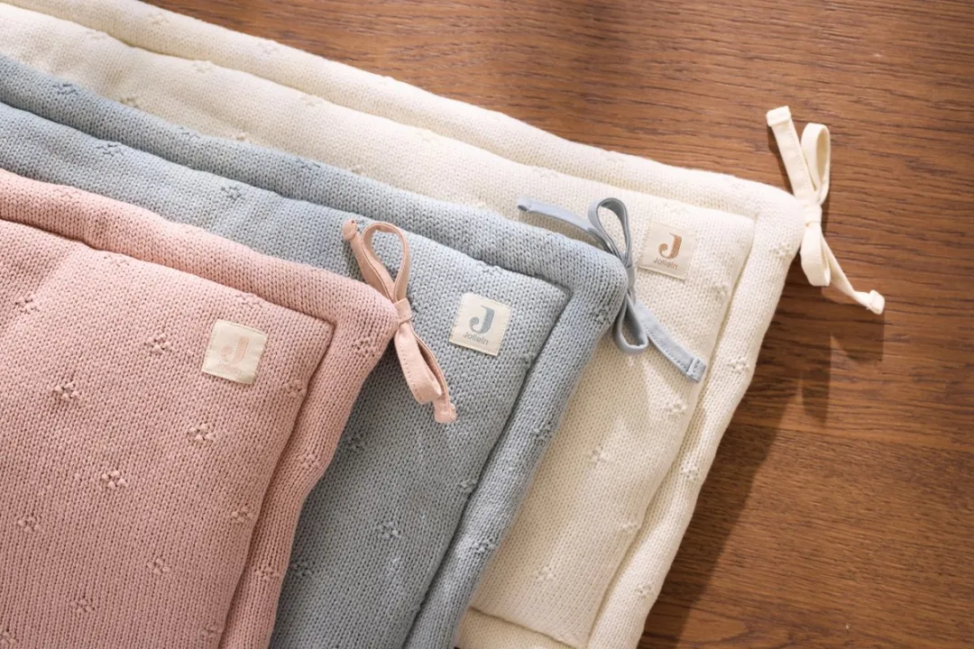 Jollein Boxbumper Ledikant 180x30cm Cosy Knit Ivory