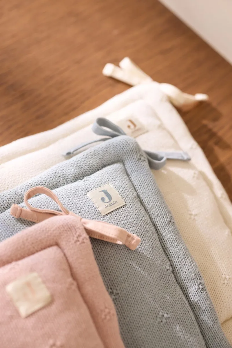 Jollein Boxbumper Ledikant 180x30cm Cosy Knit Ivory