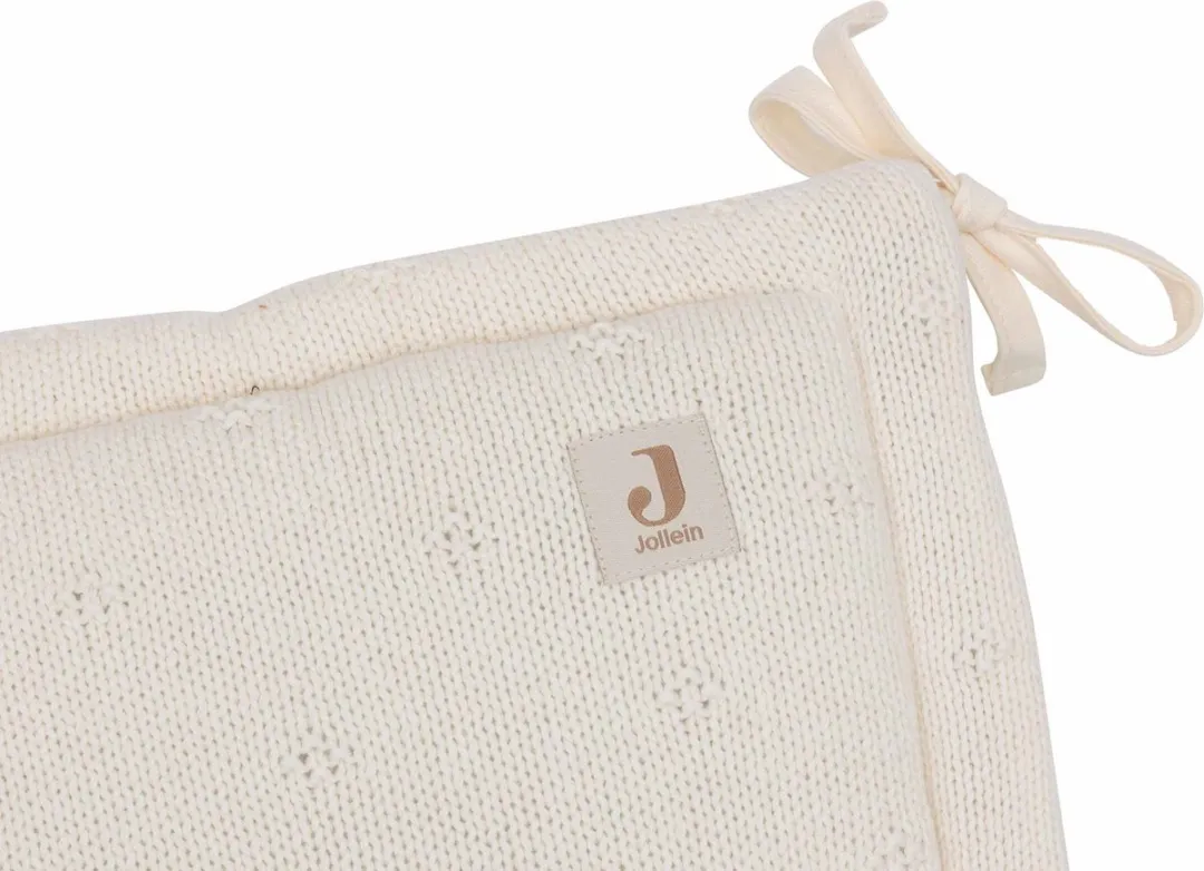 Jollein Boxbumper Ledikant 180x30cm Cosy Knit Ivory
