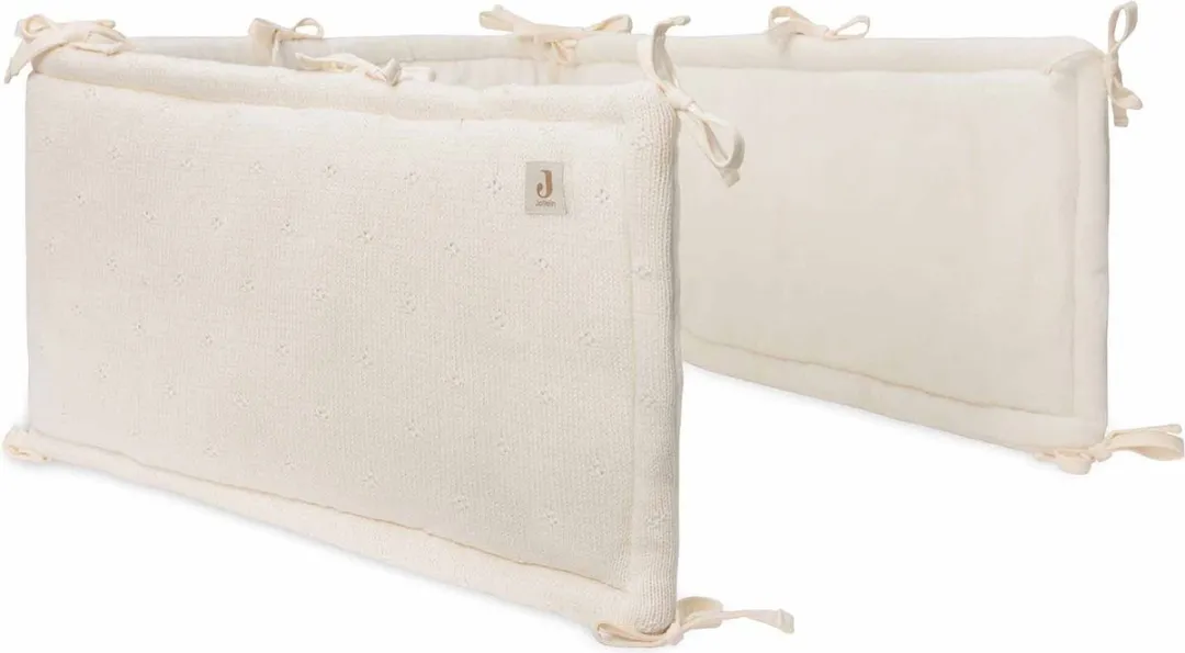 Jollein Boxbumper Ledikant 180x30cm Cosy Knit Ivory