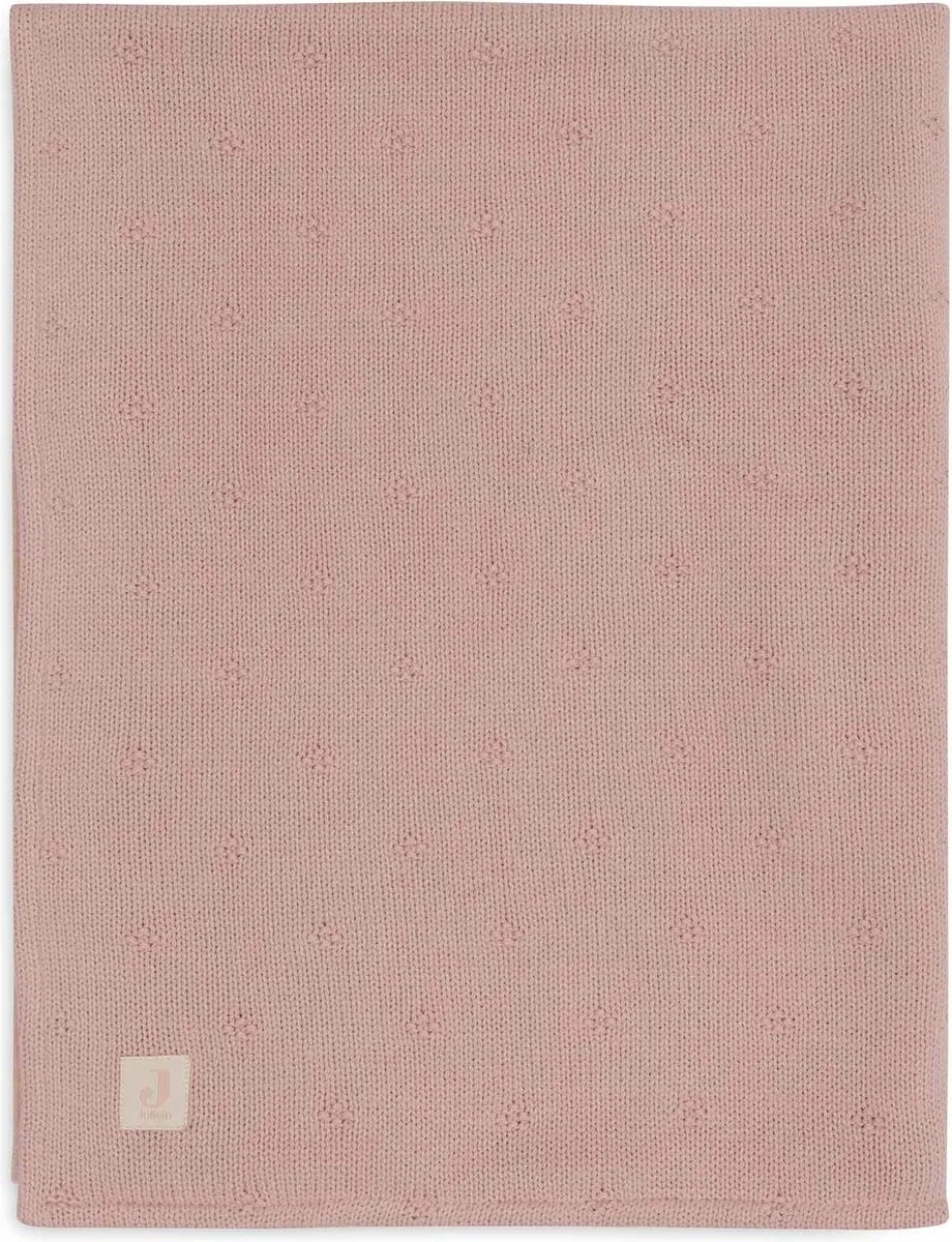 Jollein Cosy Knit Deken Ledikant 100x150cm Wild Rose