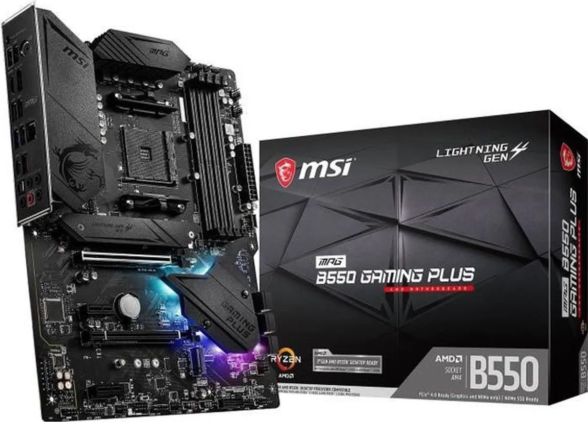 MSI MPG B550 Gaming Plus Moederbord - ATX - AMD B550