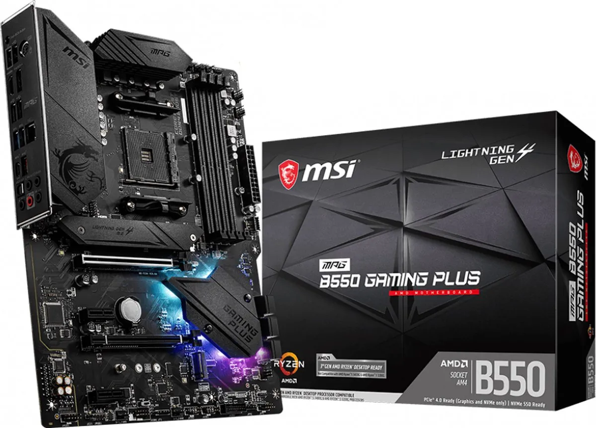 MSI MPG B550 Gaming Plus Moederbord - ATX - AMD B550