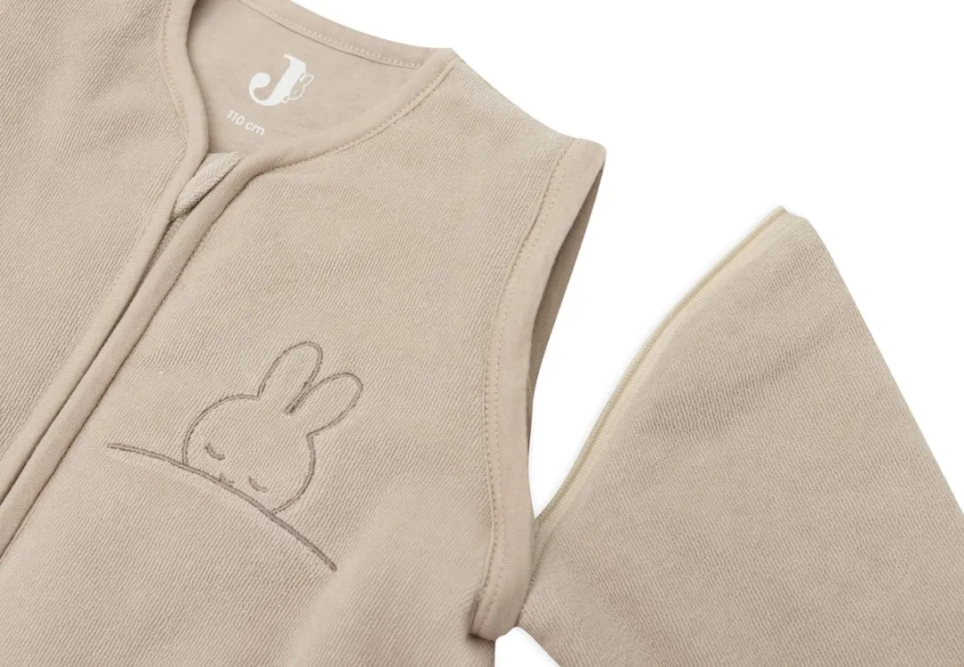 Jollein x Nijntje Slaapzak Winter 110cm - Afritsbare mouw - Sleepy Miffy Terry
