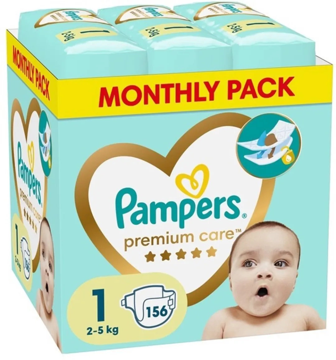 Pampers Premium Care Maat 1 Luiers