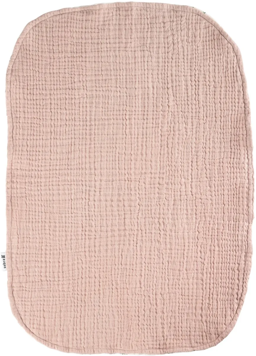 Sebra Changing Mat Towels 2-Pack - Muslin - Roze